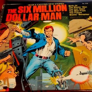 RARE Six Million Dollar Man Album 4 stories no8166